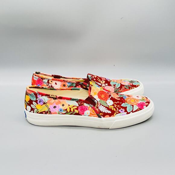 Keds Shoes - Keds Rifle Paper Co Shoes Womens 11 Multicolor Canvas Floral Slip On Sneakers
